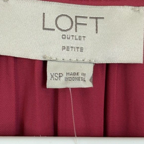 NWT LOFT outlet Petite XS Flowy Dress - Picture 3 of 5